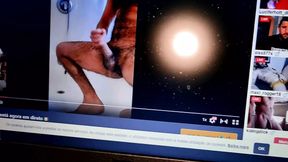 Intense handjob video, hairy fucks hard cock! Cumshot at the end