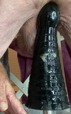 Thursday night anal stretching exercise with a new toy