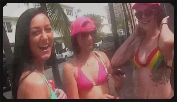 Spring Break Babes Mandy Sky and Carmen Caliente Group Sex