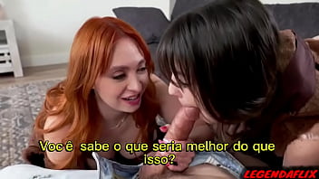 ( LEGENDADO ) fodeu a meia-irm&atilde_ chata e sua melhor amiga fantasiadas