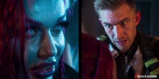 Amber Jayne's Wild Blonde Passion Explodes in Sultry Deep Heat