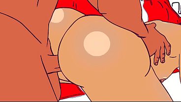 Sexy Visual remix of TS Bella'_s big ass booty