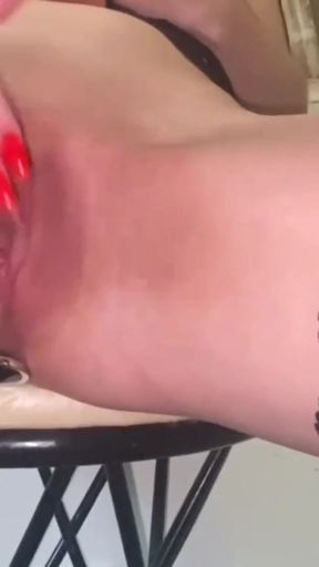 Stepmom loves to fuck herself with a dildo when no one is at home   Clip 1