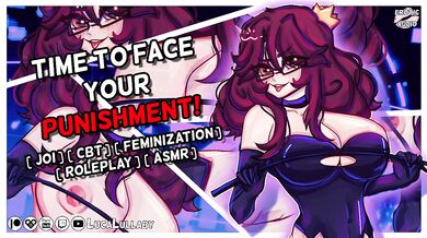 LucaLullaby Femdom JOI CBT Naughty Task Chokes Balls Gushing Cum ASMR Hentai