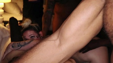 Kat Karma & Miss Homicyde Birthday BBC Gangbang POV