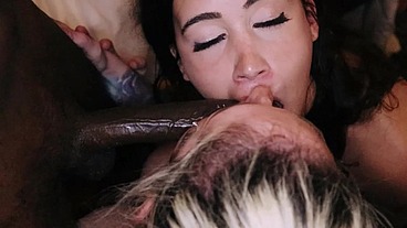 Kat Karma & Miss Homicyde Birthday BBC Gangbang POV