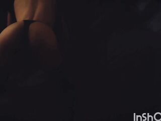 doxy trembles with fun with her sextoy in her booty.