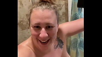 Nikki Boxer in the shower