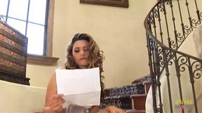 Two busty babes take turns sucking and getting banged