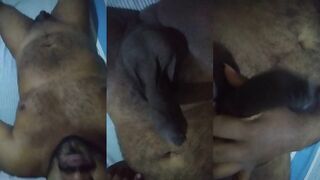 Watch this young dude with a tight foreskin try to jerk off while humiliated in homemade sri Lankan video