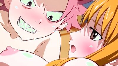 Fairy Tail hentai porn: Get a taste of the cumshot while enjoying a hot pussy licking session!
