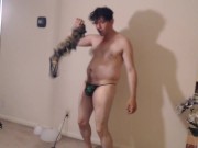 Ring the Alarms! Firefighter Maolo Strips Raw!