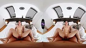 Yummy vivien doll wakes him up with a steamy morning blowjob - tmwvrnet