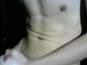 college student in sportwear jerk off and cum big load