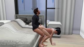 pegando a amiga da esposa. the sims 4