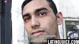 Straight Latino gets bred and covered for cash