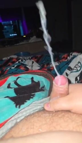 Gay Solo: Chubby Uncut Hyperspermia