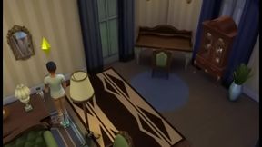 Horny Sims Anime Chick Fucked Hard By Mirror Image