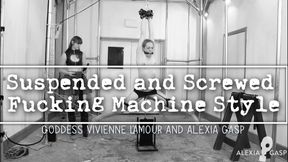 Suspended and Screwed Fucking Machine Style