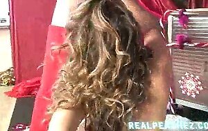 Real peachez santa blow job