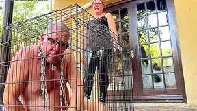 Dominatrix Hooked Slave With Mistress April