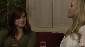 Jenna J Ross stops by the Lamoyne Hotel to seduce MILF Brandi Love
