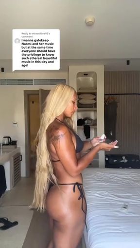 Bikini Slimthick Micro bikini Big ass Ass Thick thighs