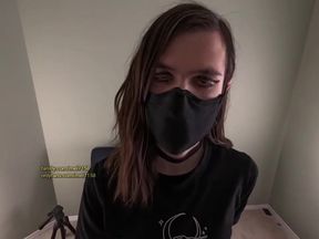 Big Cock Destroyed Femboy Gushes Cum Poitnt Blank