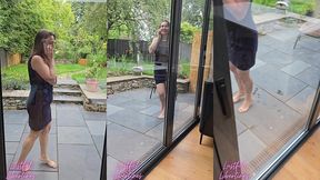 pee desperation tease you with a sneaky pee as i take a call