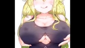 Miku's Big Tits & Small Tits Fun in Dragon Ball Anime Adventure
