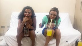 amateur extreme vol 3 with vitoria beatriz and ob slave nat playing with puk&, drinking piss and get manhandled pov style