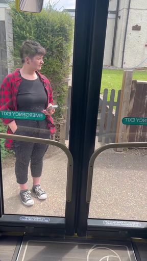 Amateur girl caught in public flashing her tits and ass