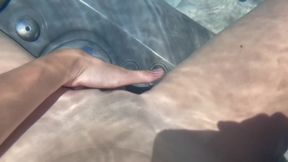 Italian Big Tits Artemisia Love Sexy POV Pussy Play in the Jacuzzi Horny and Wet