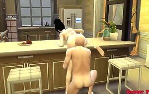 Sirvientas  episodio 1 chichi milk hermosa esposa contratada por el jefe de su marido goku usa