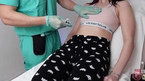 Sick Doc Spreads Tight Cunt for a Hardcore Fuck Fest