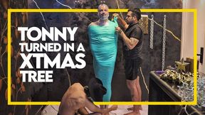 Tonny Tape turned in a Christmas tree - Part 1 (1080p) Gay Bondage - Gay Domination - Mummification - Wax Play - Tape Bondage - BDSM
