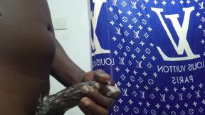 Africa guy masturbating with Russia Lady