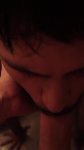 POV Blowjob Cum Eating Daddy Camilo Brown Sucking Big Cock Twink Nico Mucci