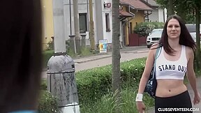 Gia Mulino And Angela Allison - Gorgeous Friends Pleasing Each Other Outdoors