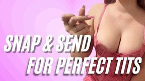 Snap and Send For My Perfect Tits