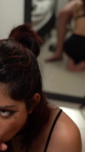 Jaw-dropping moment from "Quick blowjob to make my friend cum"