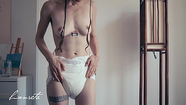 Fulfilling A Large And Chubby Nappy - Amateur Lanreta