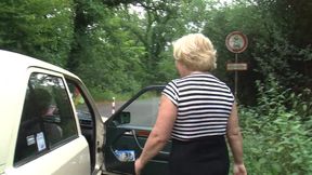 Blonde Mature German Housewife with Naturals Gets Pounded at