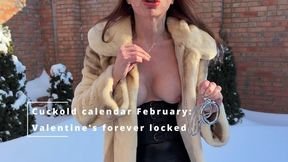 Cuckold calendar February Valentine's forever locked