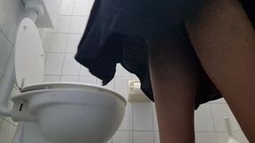 taboo payback: nicoletta and the holy card in the toilet slow motion video