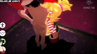 FNAF Security Breach o Freddy Fazbear Megastore, Vanessa banged and sucked