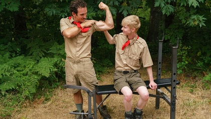Work Out with the Twink Scout Boy