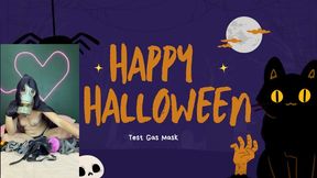 halloween test gas mask