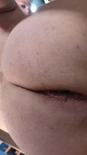 Blown out hole