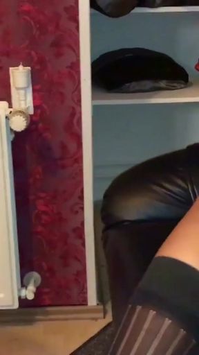Stunning moment from &quot;Nylon Overknees Sex and Footjob Finish - German Redhead Teen&quot;
